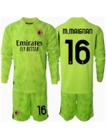 Otroške Nogometnih dresov AC Milan Mike Maignan #16 Vratar Tretji 2024-25 Dolgi rokavi (+ hlače)